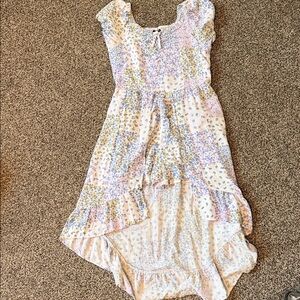 Art Class Floral Print Kids Dress